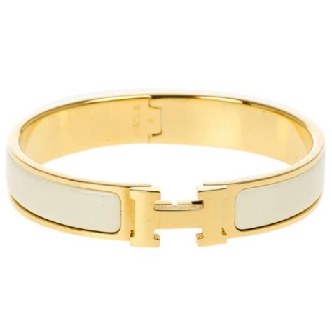 hermes h bracelet cream|hermes clic h price.